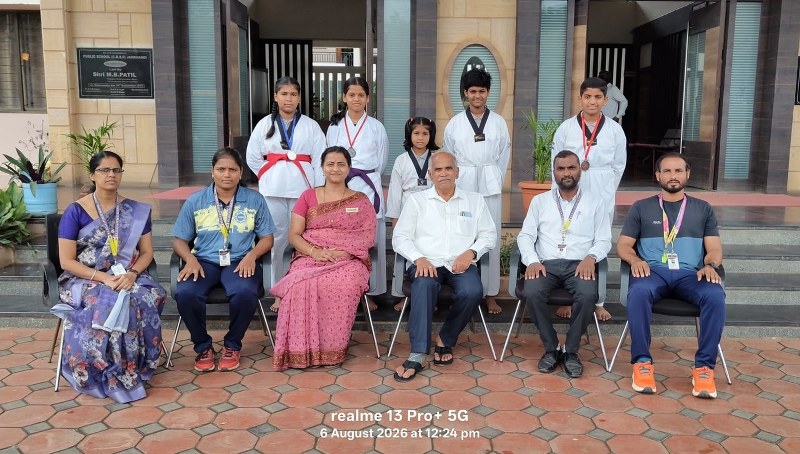 BLDEA’S Public School, Jamkhandi Excels at CBSE Zonal Taekwondo Championship